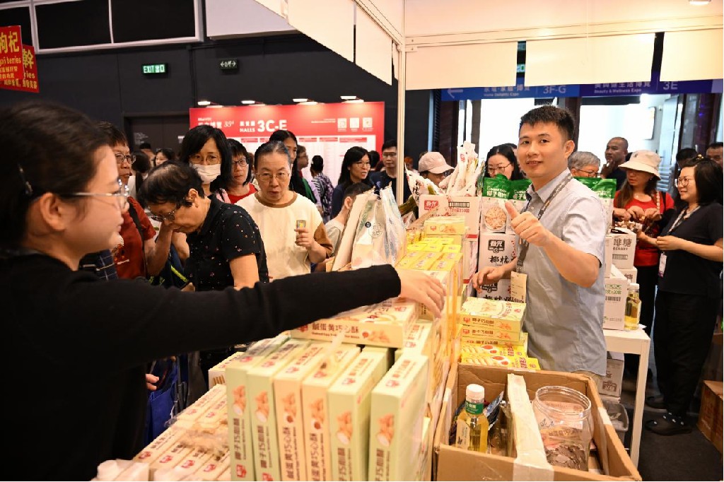香港美食博覽會期間海南展團人氣火爆
