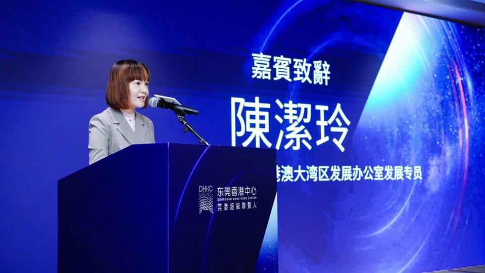 灣區專員陳潔玲出席莞港交流會 鼓勵莞企善用香港優勢拓展全球市場