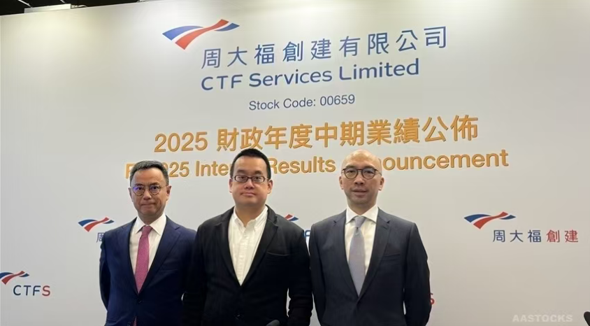 鄭志明：周大福創建有與新世界討論過合作 強調不做地產 新世界曾升19%