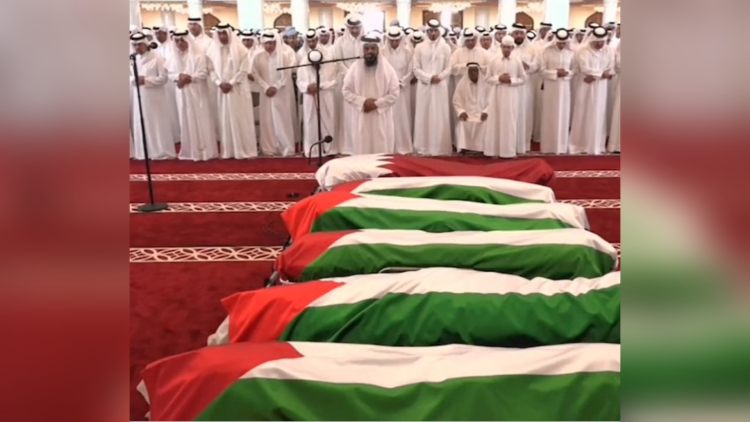 卡塔爾為以色列襲擊遇難者舉行葬禮 哈馬斯高官現身