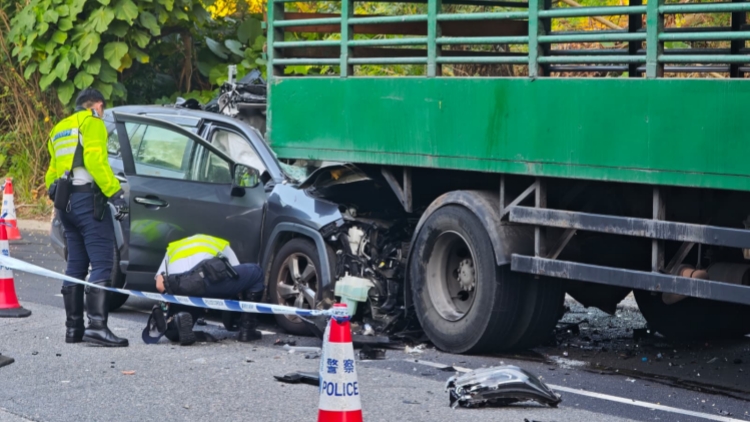 文錦渡私家車直插貨車 女司機頭部重創當場死亡