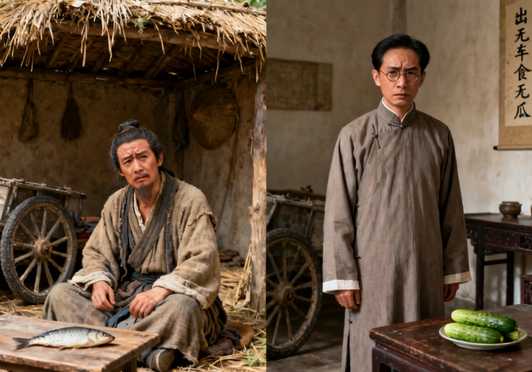 【長在隨筆】從馮諼的「出無車食無魚」到柳亞子的「出無車食無瓜」