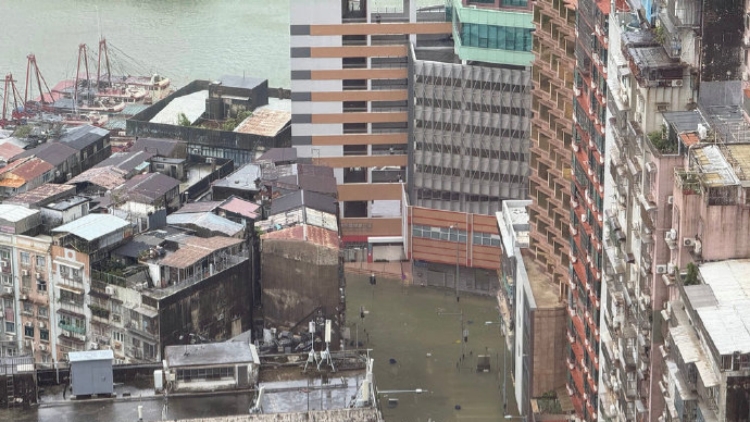 澳門多區出現水浸 籲居民暫勿丟棄垃圾