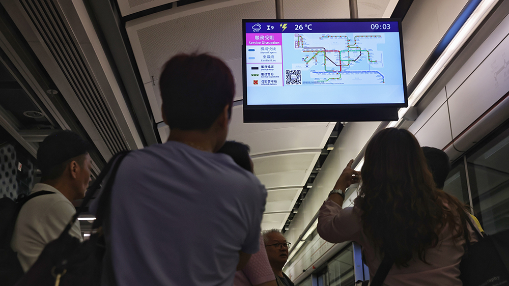 港鐵公布列車服務最新安排 露天路段搶修需時
