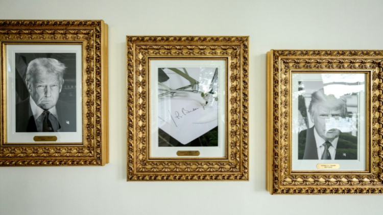 特朗普惡搞拜登肖像：只是一支「自動簽字筆」