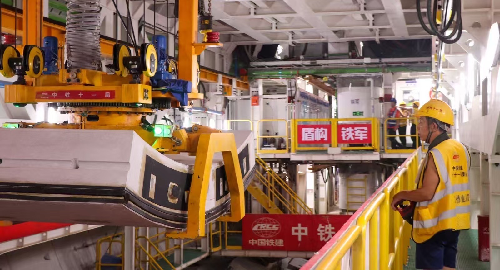 廣南聯絡線大盾構突破「直角轉彎」關鍵工序