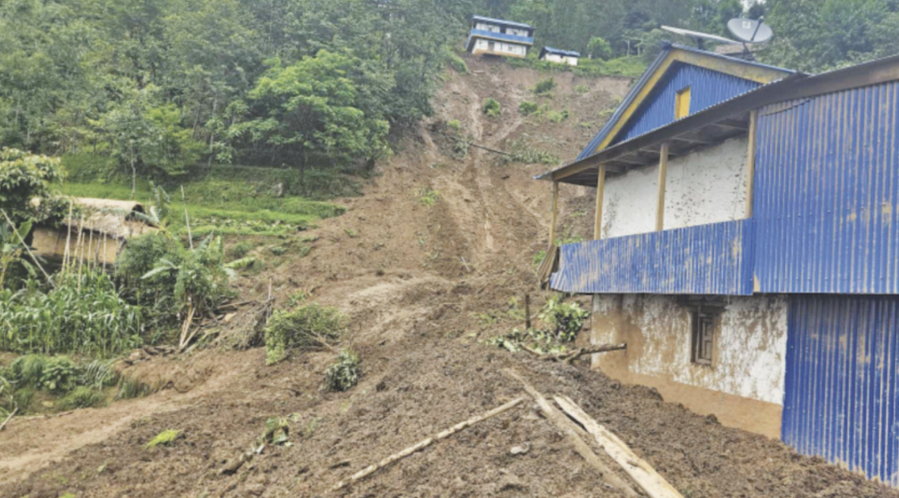 尼泊爾山體滑坡已致23人死亡