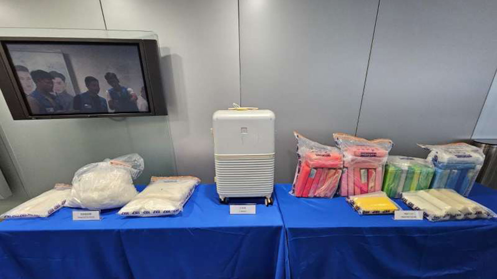 警方反毒品行動拘3人 檢3500萬元毒品