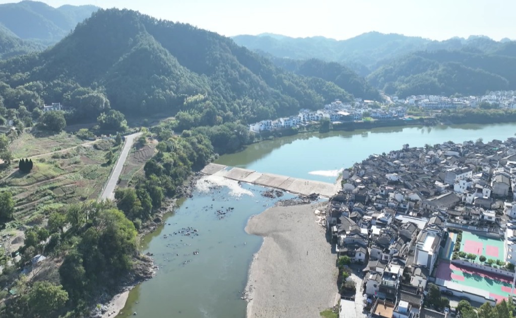 讓國寶重展光彩 皖歙縣 「江南都江堰」漁梁壩保護性修繕啟動