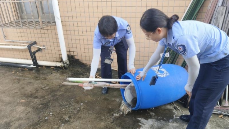 松崗網格開展「兩熱」防控培訓 全面織牢防蚊防護網