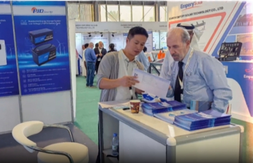 湘品出海 閃耀世界|普佳德新能源亮相2025沙特儲能展