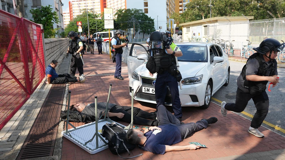 警方屯門舉行反恐演習 提升應對恐襲及重大事故能力