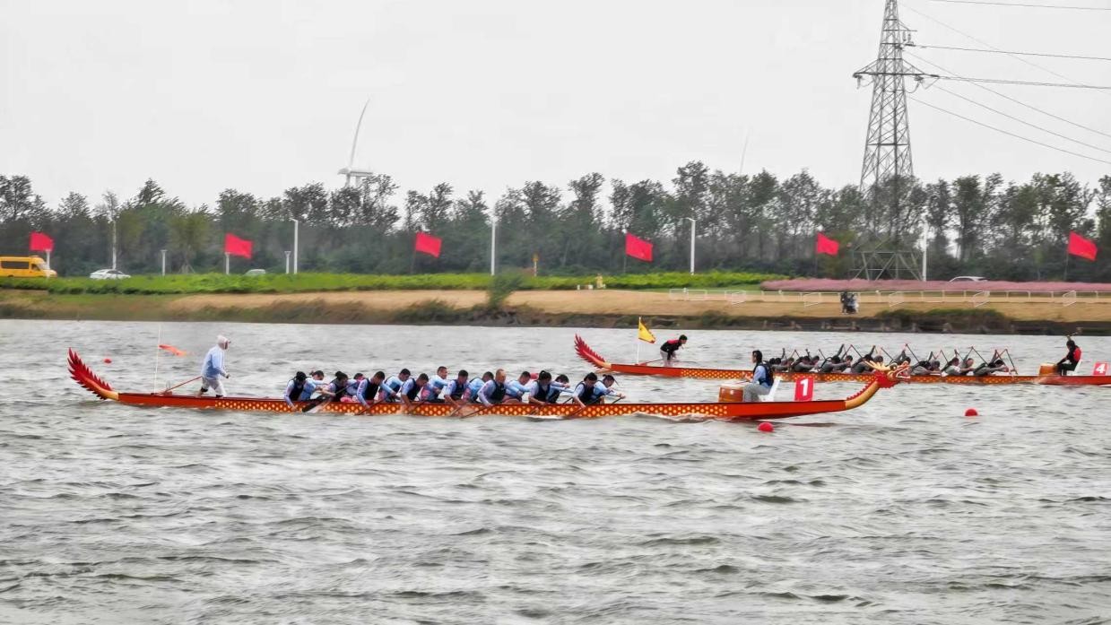 龍舟競渡激盪小洋口蒹葭湖 文體旅融合彰顯如東風采