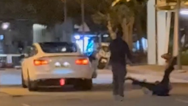 有片｜沙田碩門邨藏毒男拒捕 撞倒警員驅車逃逸