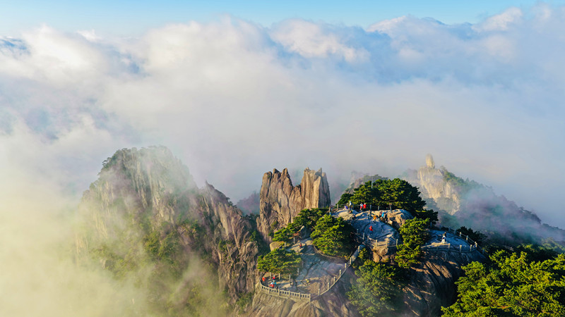 黃山風景區：悅賞秋日「雲海大片」