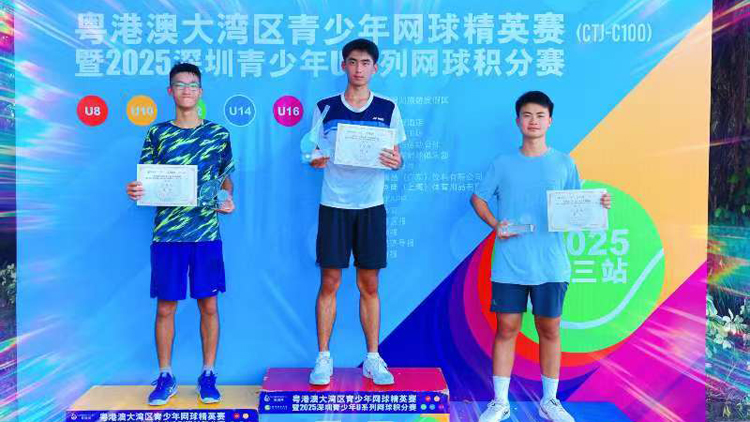 粵港澳大灣區青少年網球精英賽第三站（CTJ-C100）圓滿落幕