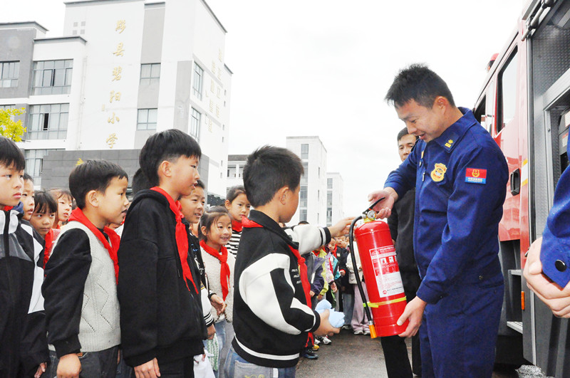 皖黟縣：消防安全進校園