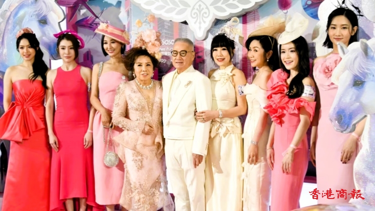 有片｜【娛樂】莎莎婦女銀袋日 嘉賓盛裝亮相沙田馬場