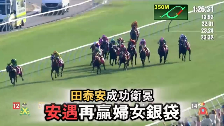 有片｜田泰安成功衛冕 安遇再贏婦女銀袋