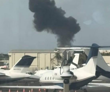 一架小飛機在美國佛州墜毀致兩人死亡 