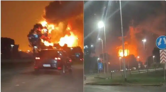 阿根廷一小型飛機墜毀在發電廠附近 引發爆炸 傷亡不明