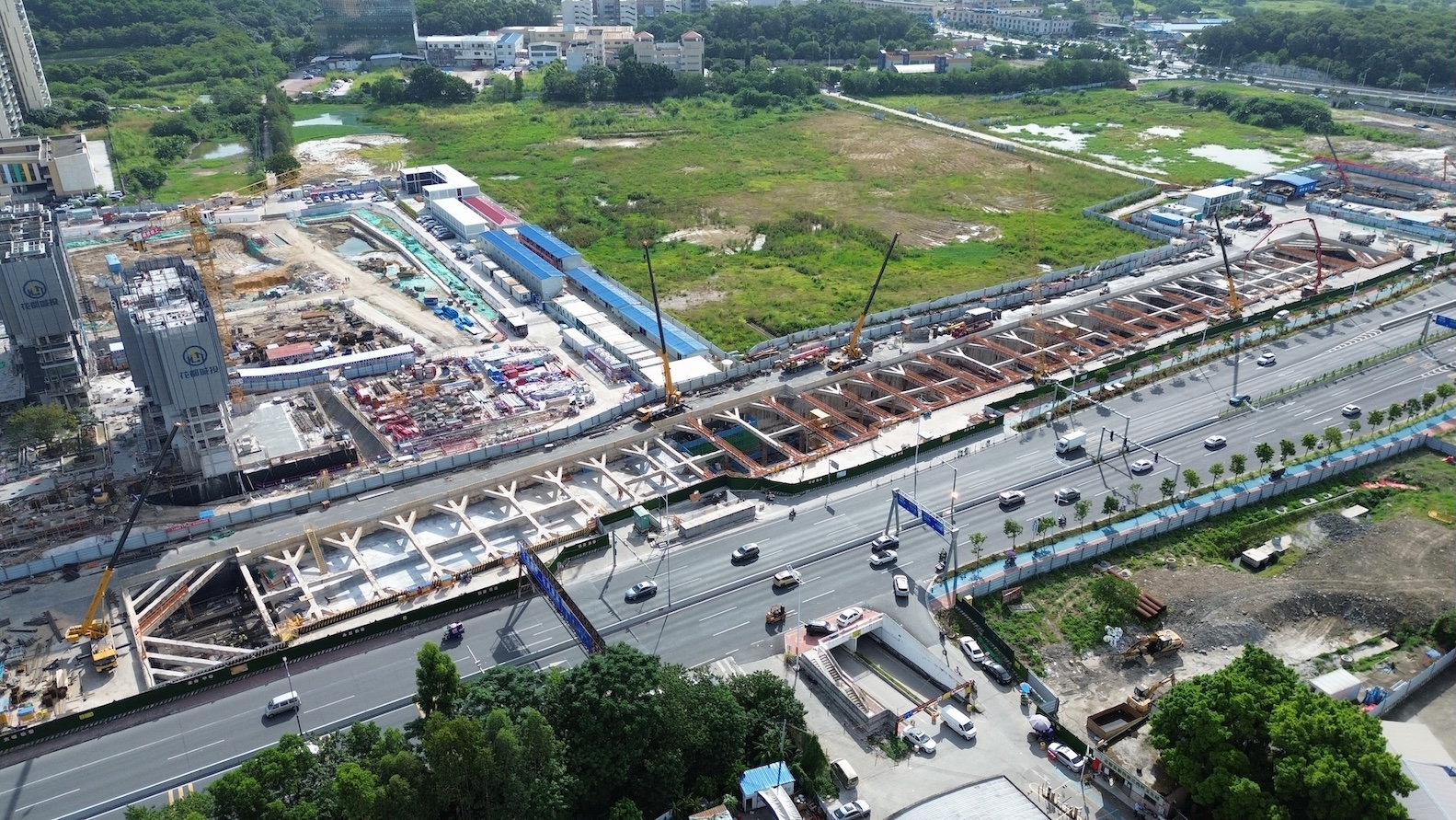 廣州地鐵在建線路進度更新  八號線北延段新增兩座車站封頂