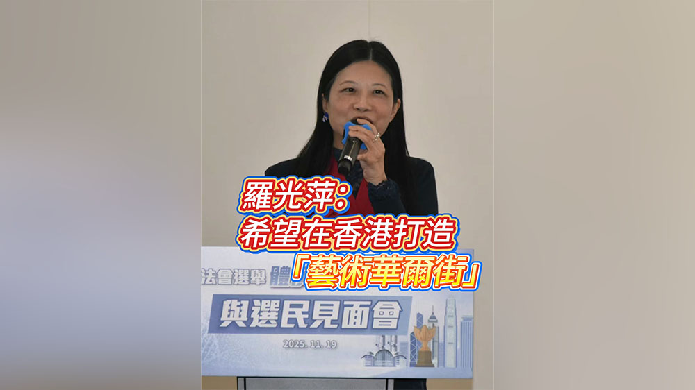 有片｜羅光萍：希望在香港打造「藝術華爾街」