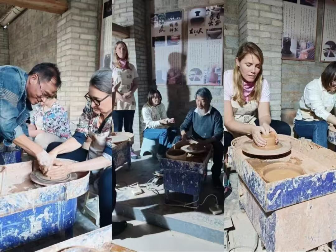 硯山：非遺土陶引丹麥友人萬里赴約體驗