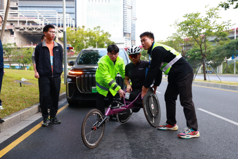 全國殘特奧會田徑（馬拉松）重點項目測試活動在深圳圓滿舉行