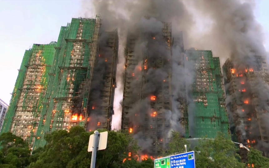 大埔宏福苑五級火造成嚴重死傷 多個政黨陸續即時停止拉票