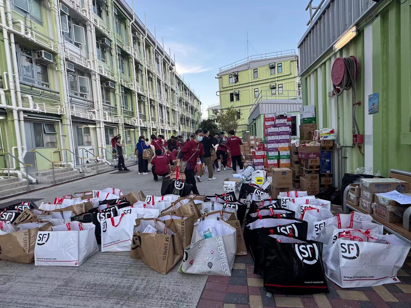 九龍樂善堂全力支援大埔宏福苑火災災民