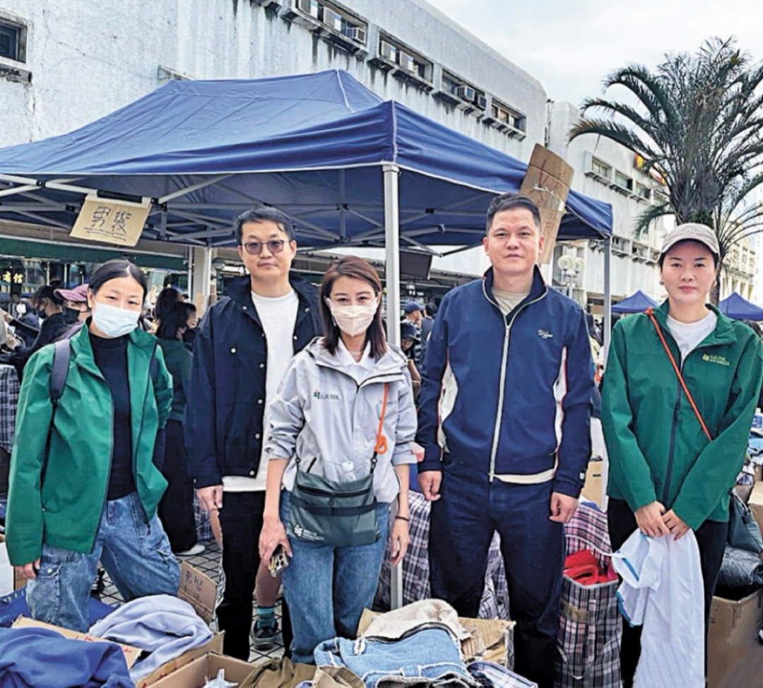 大埔火災善後見溫情 內地學生義工踐行大愛無疆