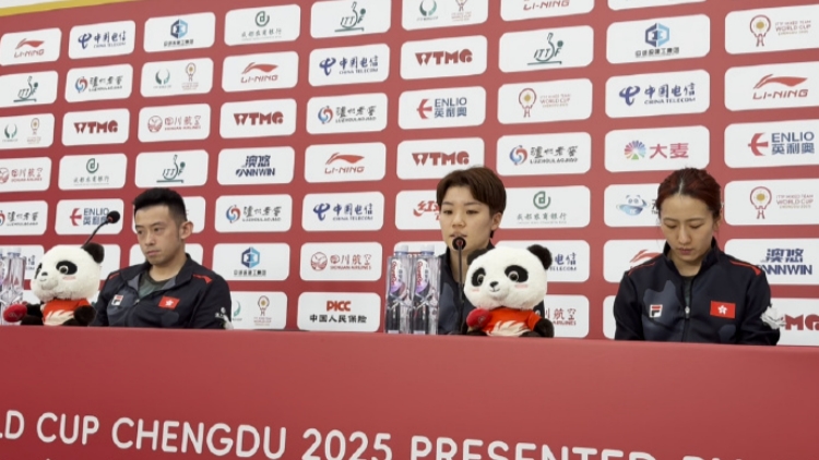 宏福苑大火｜杜凱琹 黃鎮廷：這幾天港乒心裡都很難受