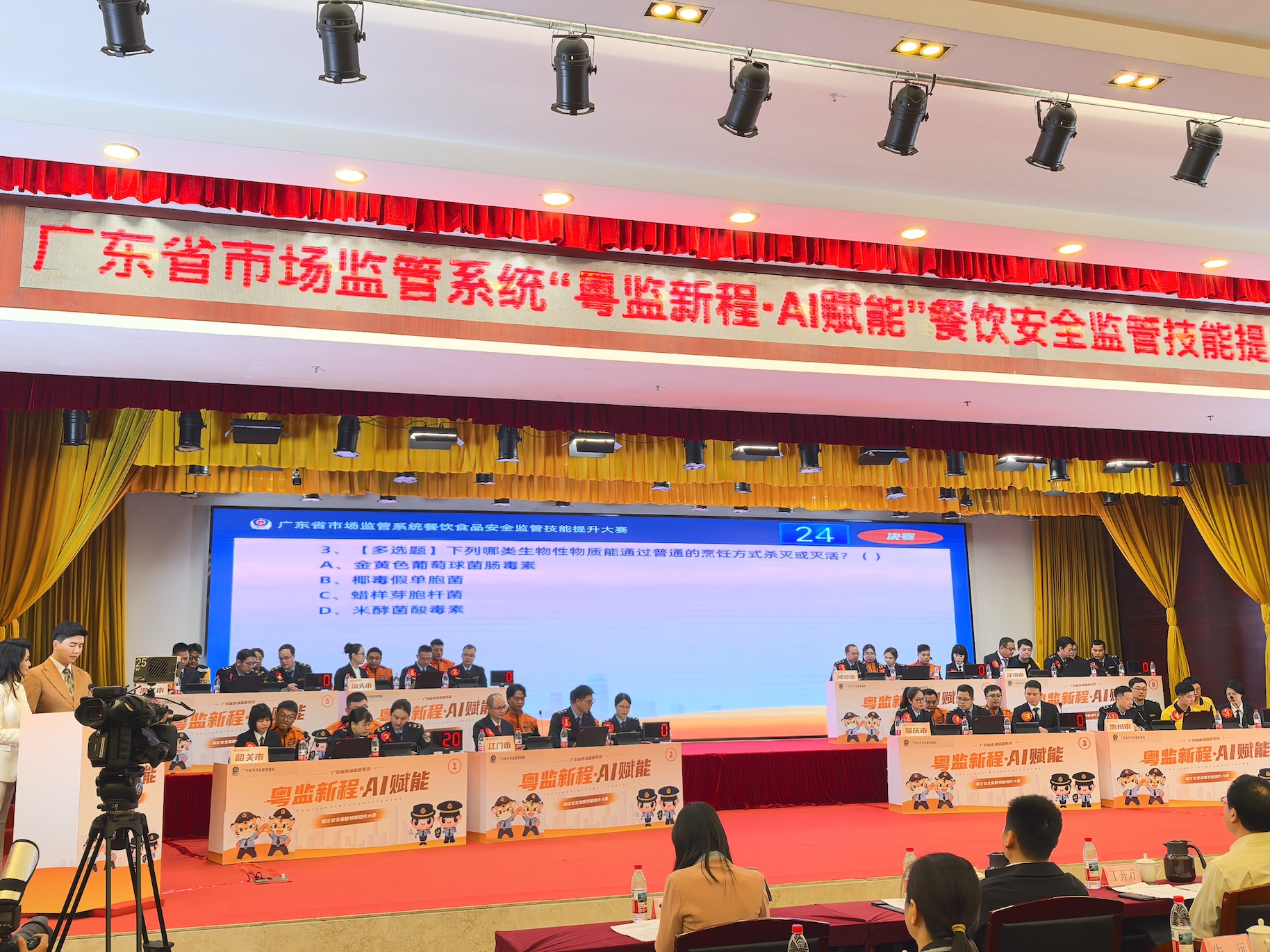 AI賦能智慧治理  廣東餐飲監管技能大賽深圳市場監管局代表隊獲冠軍