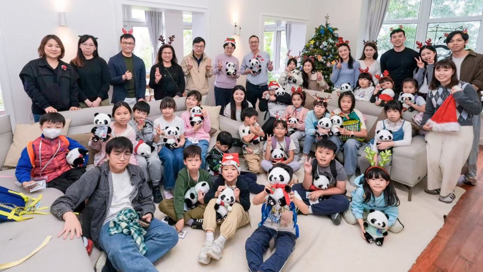 林定國邀22名基層兒童到官邸作客 指能擴闊他們眼界十份值得