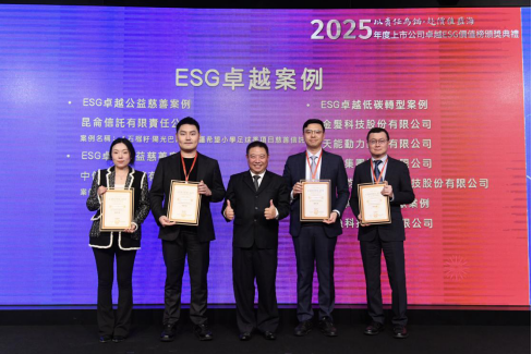 中油資本攜崑崙信託  榮獲2025年度上市公司卓越ESG價值榜雙項殊榮