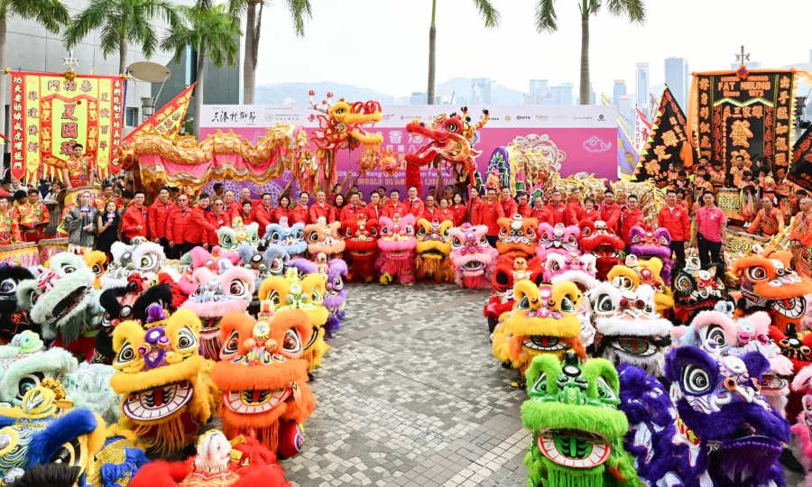 「2026香港龍獅節」暨第八屆「世界龍獅日」順利啟動 明日將舉行國際醒獅比賽