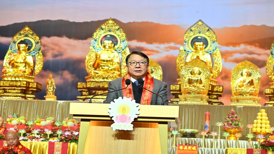 五大洲逾千高僧領誦 萬眾祈福大法會今圓滿完成