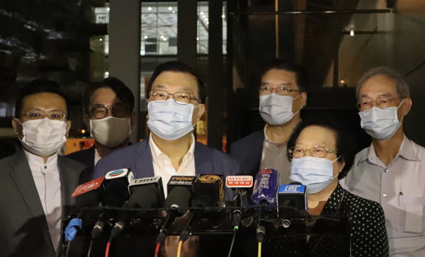 譚耀宗：感謝人大常委會迅速處理特區請求