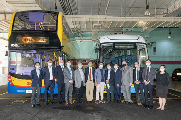 立法會交通事務委員會參觀城巴及新巴巴士車廠