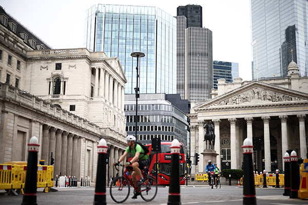 英國4月GDP同比增長27.6% 創紀錄最大增幅