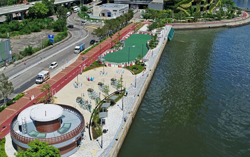 【多圖】荃灣海濱單車徑及單車匯合中心19日全面開通