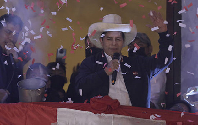 秘魯宣布​卡斯蒂略當選下屆總統 主張經濟改革