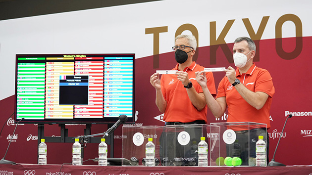 東奧乒乓球項目抽籤結果揭曉 國乒混雙上籤