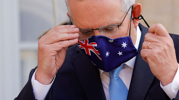 承認疫苗接種未達預期 澳總理莫里森表示抱歉