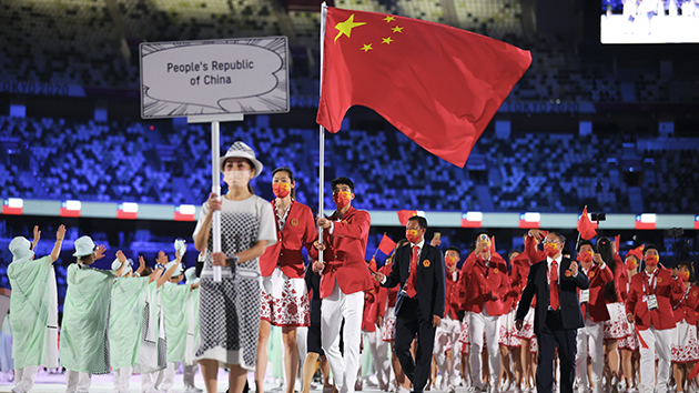 圖集｜中國代表團東奧登場 運動員數量創歷屆奧運之最