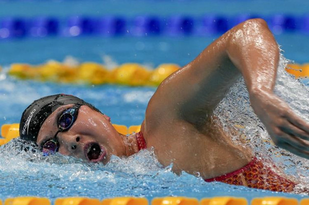 王簡嘉禾1500米自由泳爆冷僅第四 美國包攬金銀牌