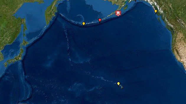 美國阿拉斯加以南海域發生8.2級地震 已發海嘯警報