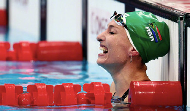 南非女將200米蛙泳破世界紀錄奪金