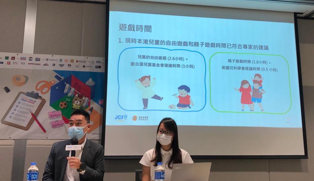 荃灣青年商會與香港善導會公布《遊戲模式與兒童發展研究》結果